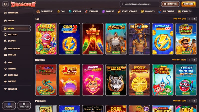 Image: Découvrez l'Exclusivité du Dragonia Casino En Ligne pour les Joueurs Français